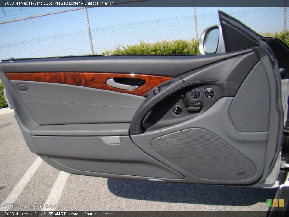 Charcoal Interior Door Panel for the 2003 Mercedes-Benz SL 55 AMG Roadster #57151903