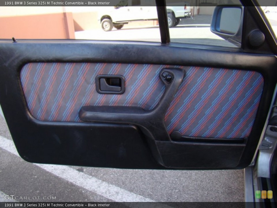 Black Interior Door Panel for the 1991 BMW 3 Series 325i M Technic Convertible #57152113