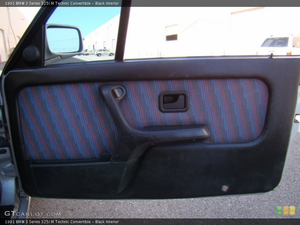 Black Interior Door Panel for the 1991 BMW 3 Series 325i M Technic Convertible #57152131