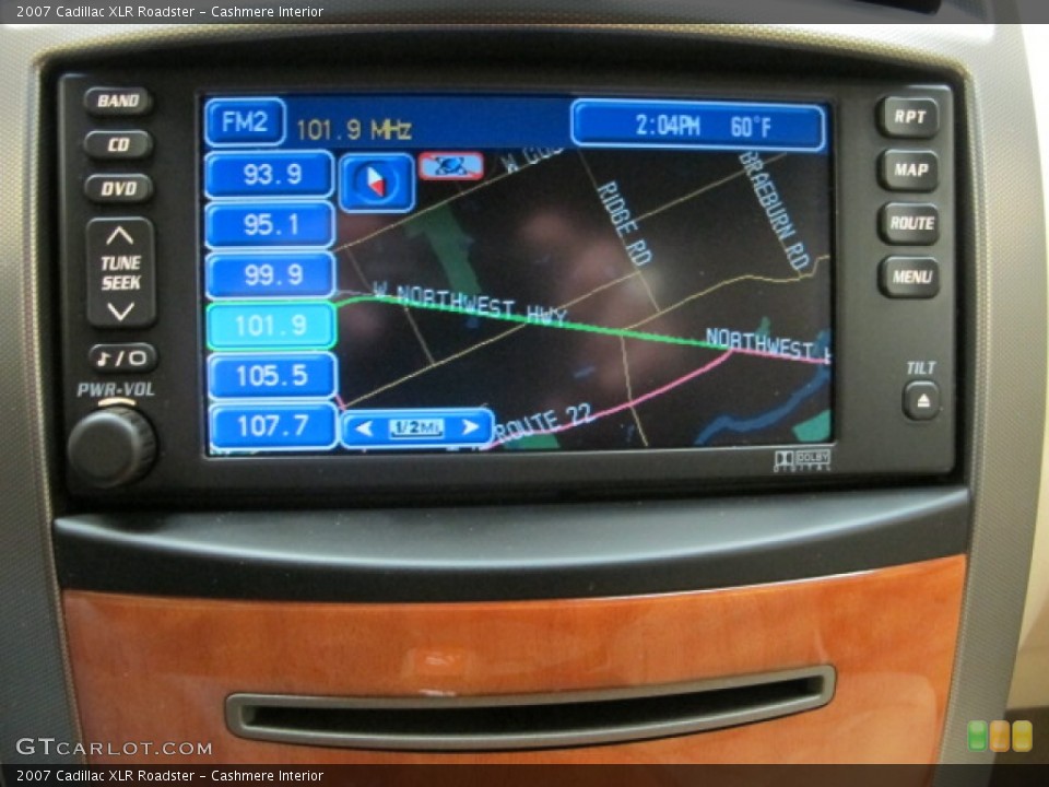 Cashmere Interior Navigation for the 2007 Cadillac XLR Roadster #57153181