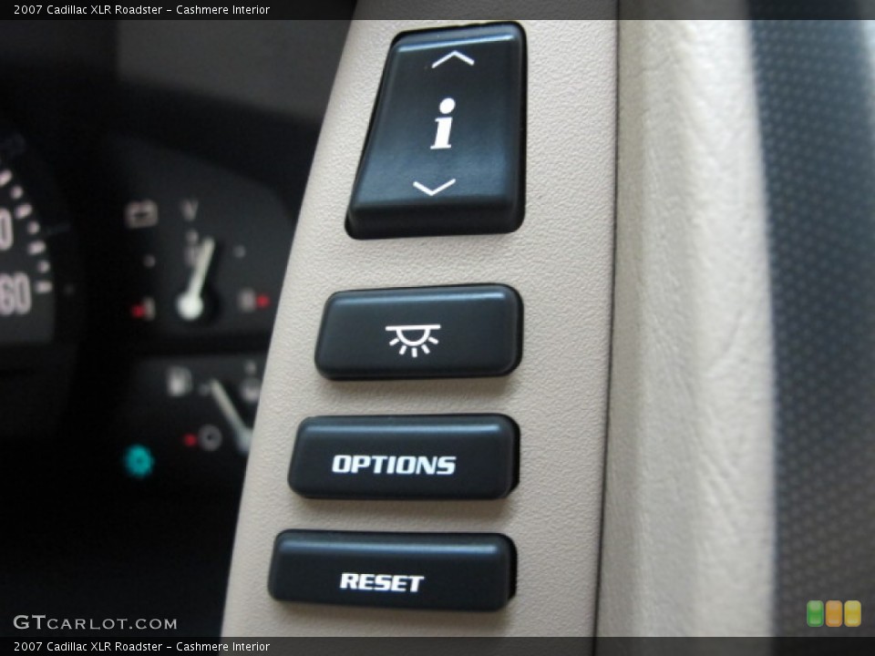 Cashmere Interior Controls for the 2007 Cadillac XLR Roadster #57153208