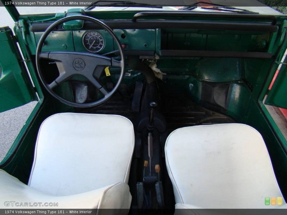 White Interior Photo for the 1974 Volkswagen Thing Type 181 #57153415