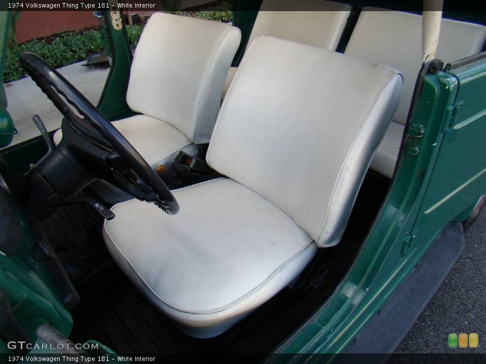 White Interior Photo for the 1974 Volkswagen Thing Type 181 #57153433