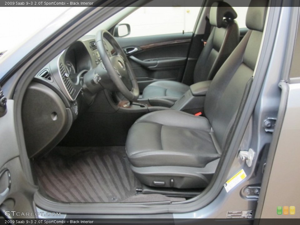 Black Interior Photo for the 2009 Saab 9-3 2.0T SportCombi #57156247