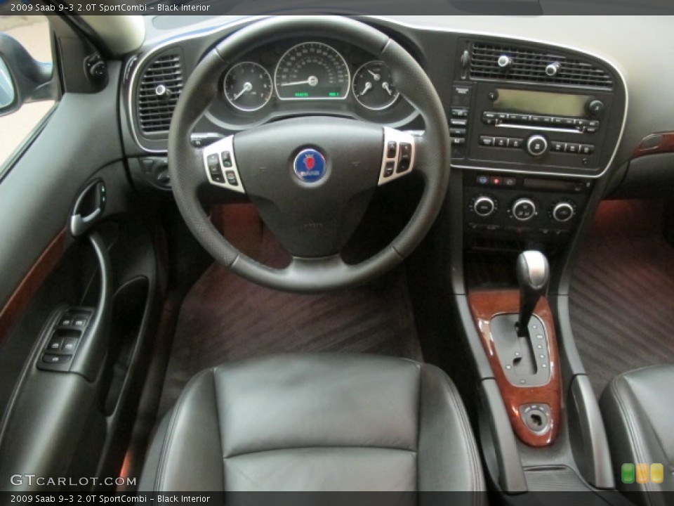 Black Interior Dashboard for the 2009 Saab 9-3 2.0T SportCombi #57156319