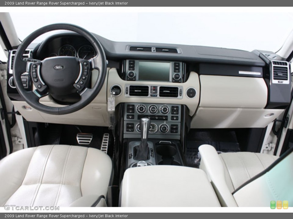 Ivory/Jet Black Interior Dashboard for the 2009 Land Rover Range Rover Supercharged #57156613