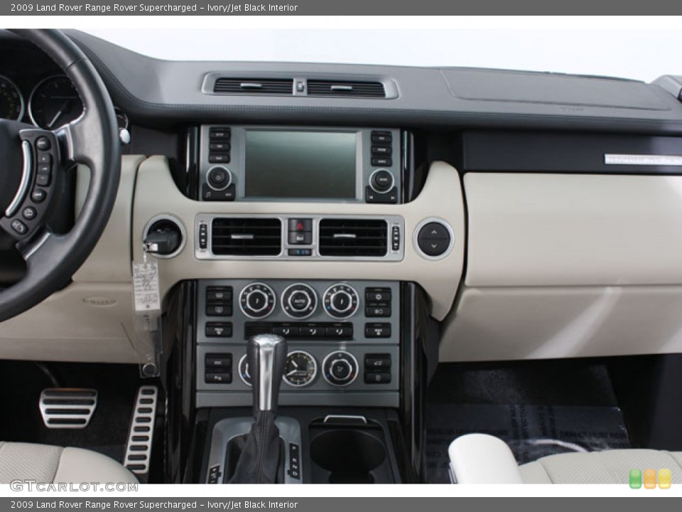 Ivory/Jet Black Interior Controls for the 2009 Land Rover Range Rover Supercharged #57156640