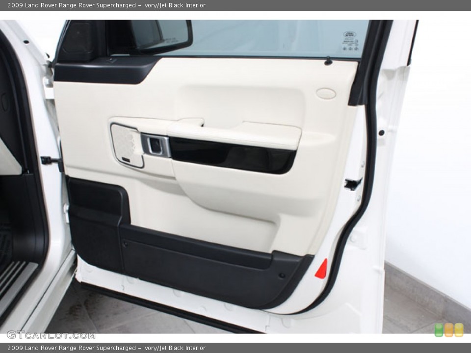 Ivory/Jet Black Interior Door Panel for the 2009 Land Rover Range Rover Supercharged #57156673