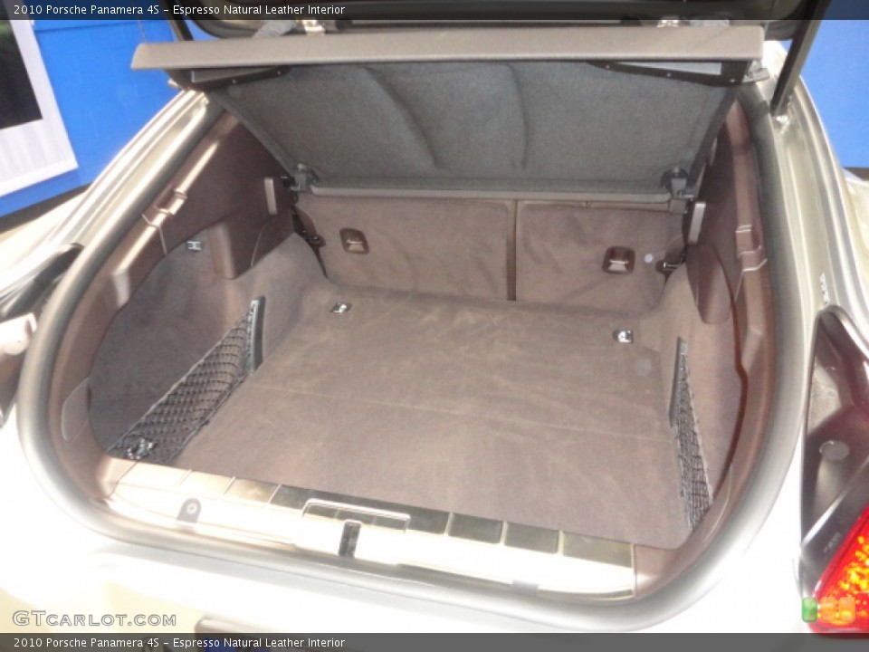 Espresso Natural Leather Interior Trunk for the 2010 Porsche Panamera 4S #57157597