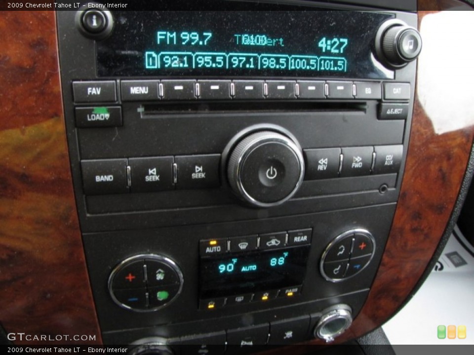 Ebony Interior Controls for the 2009 Chevrolet Tahoe LT #57157936