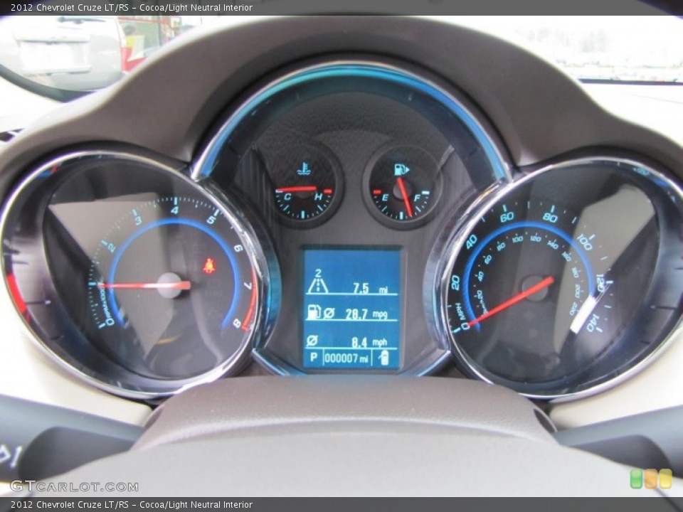 Cocoa/Light Neutral Interior Gauges for the 2012 Chevrolet Cruze LT/RS #57158287