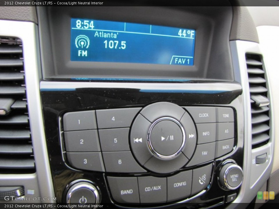 Cocoa/Light Neutral Interior Controls for the 2012 Chevrolet Cruze LT/RS #57158296