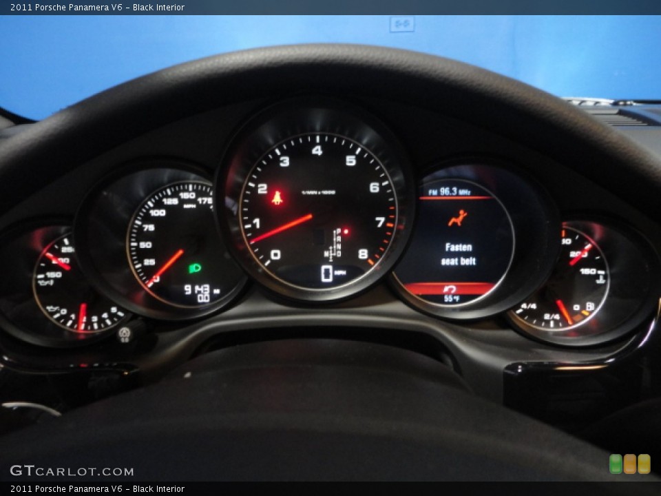Black Interior Gauges for the 2011 Porsche Panamera V6 #57158302