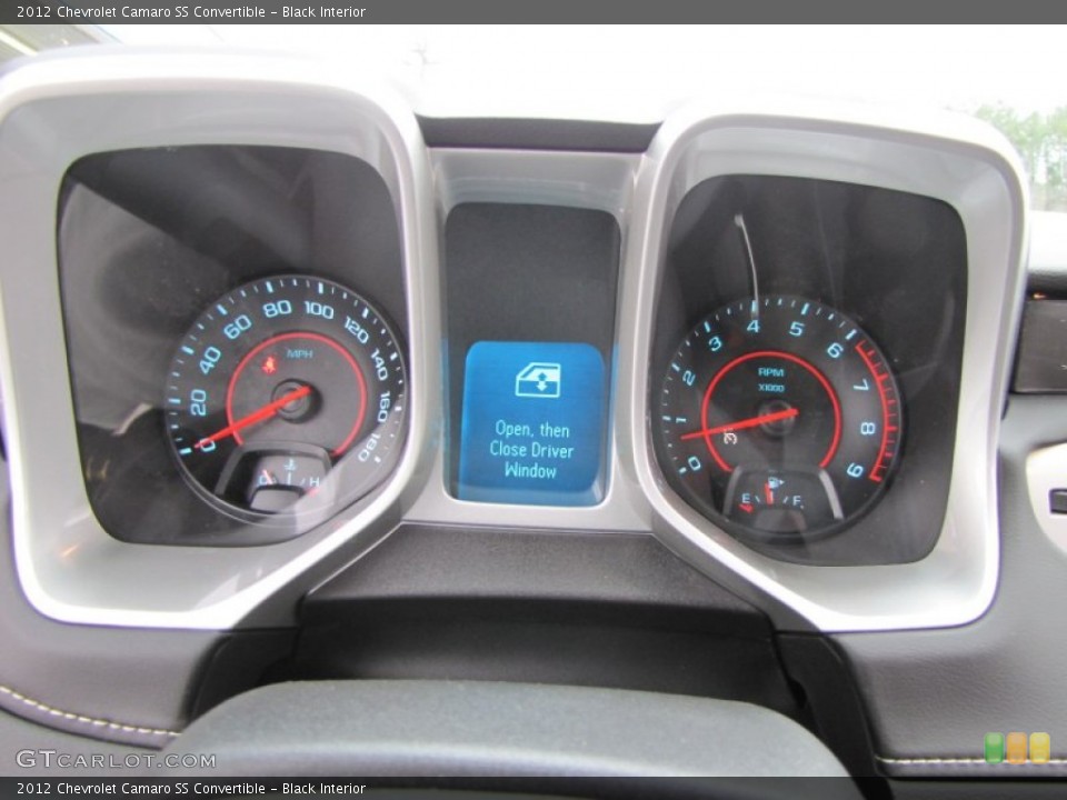 Black Interior Gauges for the 2012 Chevrolet Camaro SS Convertible #57158743