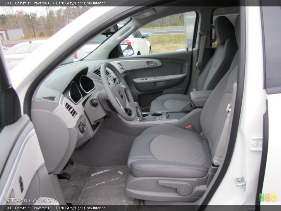 Dark Gray/Light Gray Interior Photo for the 2012 Chevrolet Traverse LS #57158869