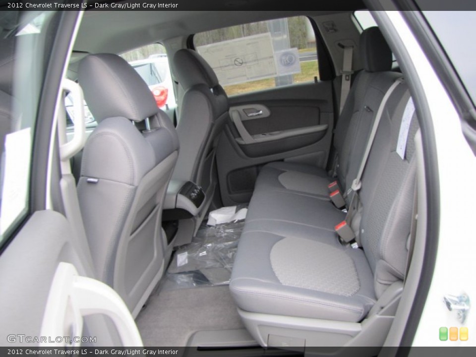 Dark Gray/Light Gray Interior Photo for the 2012 Chevrolet Traverse LS #57158878