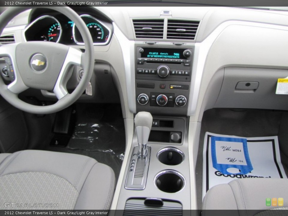 Dark Gray/Light Gray Interior Dashboard for the 2012 Chevrolet Traverse LS #57158905