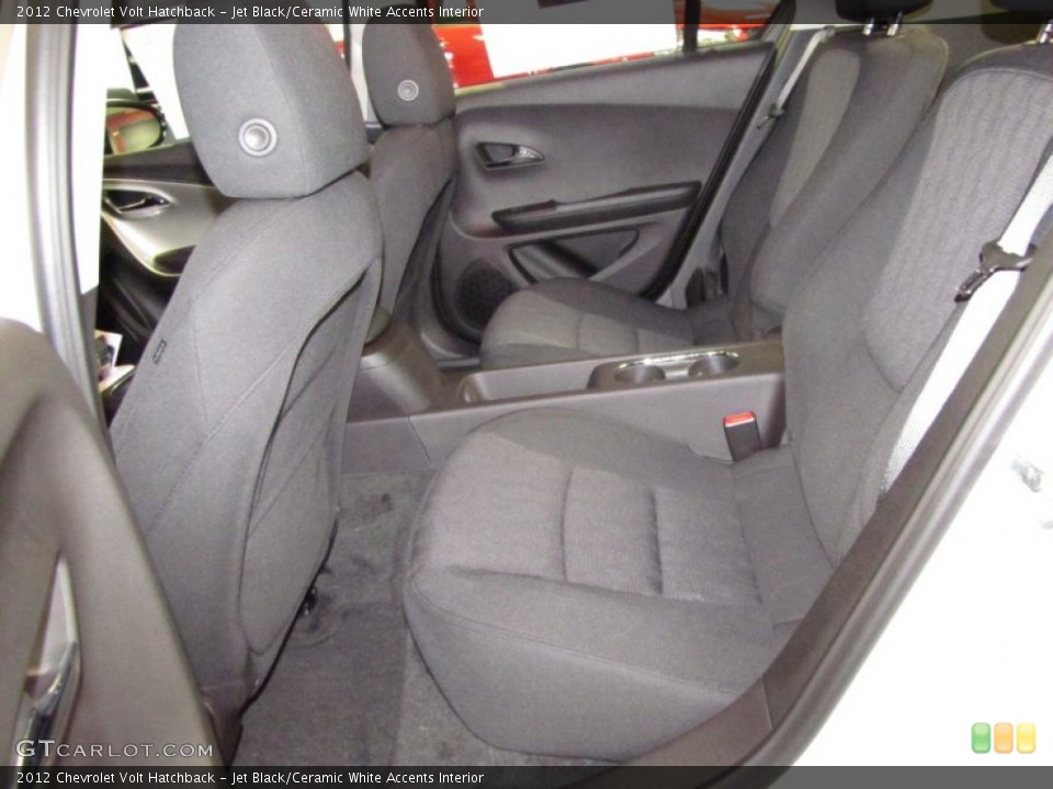 Jet Black/Ceramic White Accents Interior Photo for the 2012 Chevrolet Volt Hatchback #57159042