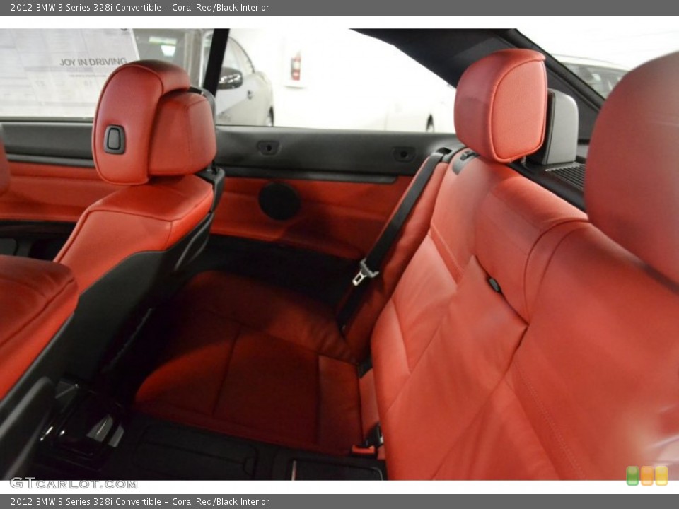 Coral Red/Black Interior Photo for the 2012 BMW 3 Series 328i Convertible #57161860