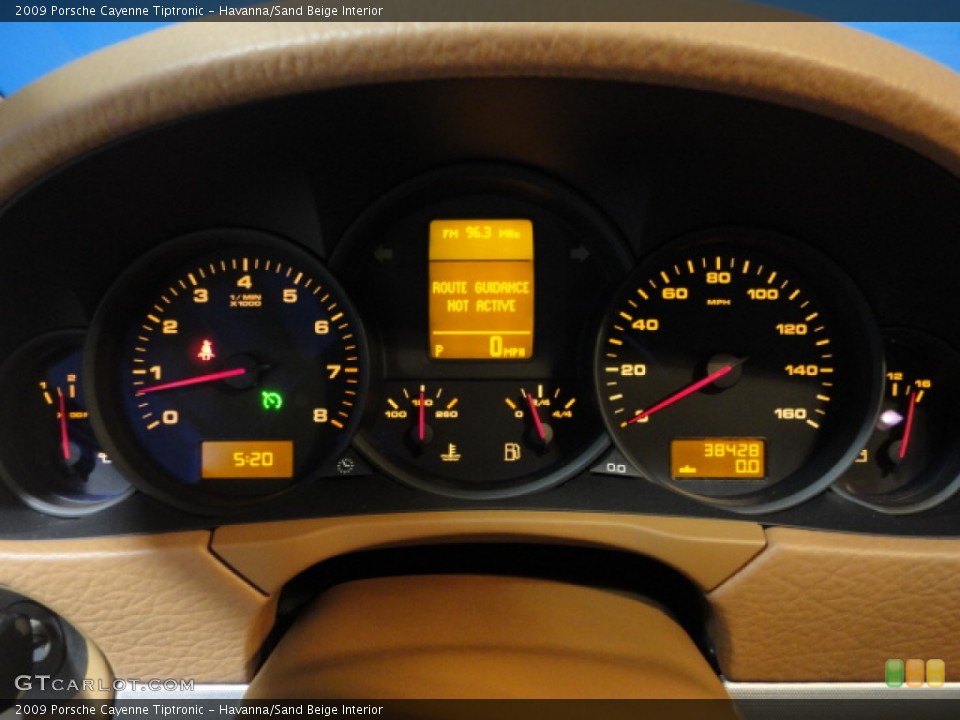 Havanna/Sand Beige Interior Gauges for the 2009 Porsche Cayenne Tiptronic #57163616