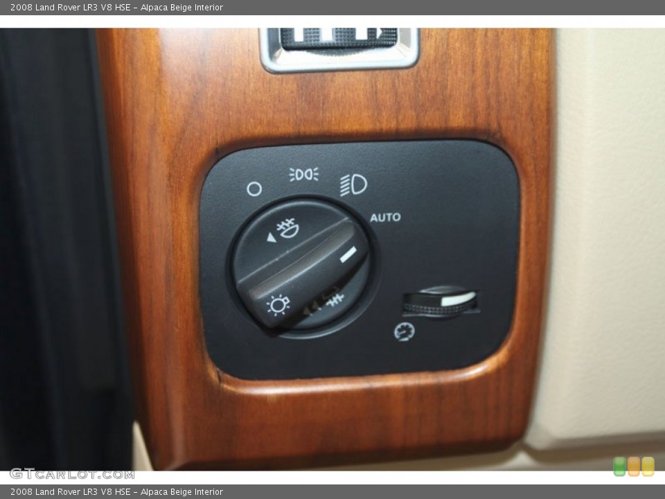 Alpaca Beige Interior Controls for the 2008 Land Rover LR3 V8 HSE #57163986