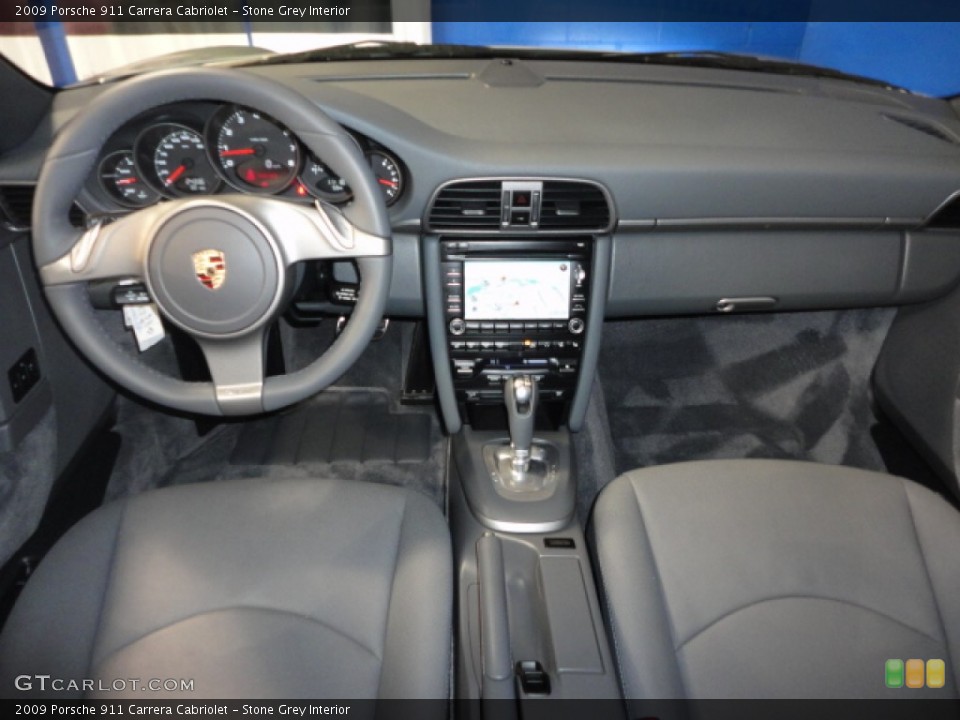 Stone Grey Interior Dashboard for the 2009 Porsche 911 Carrera Cabriolet #57164011