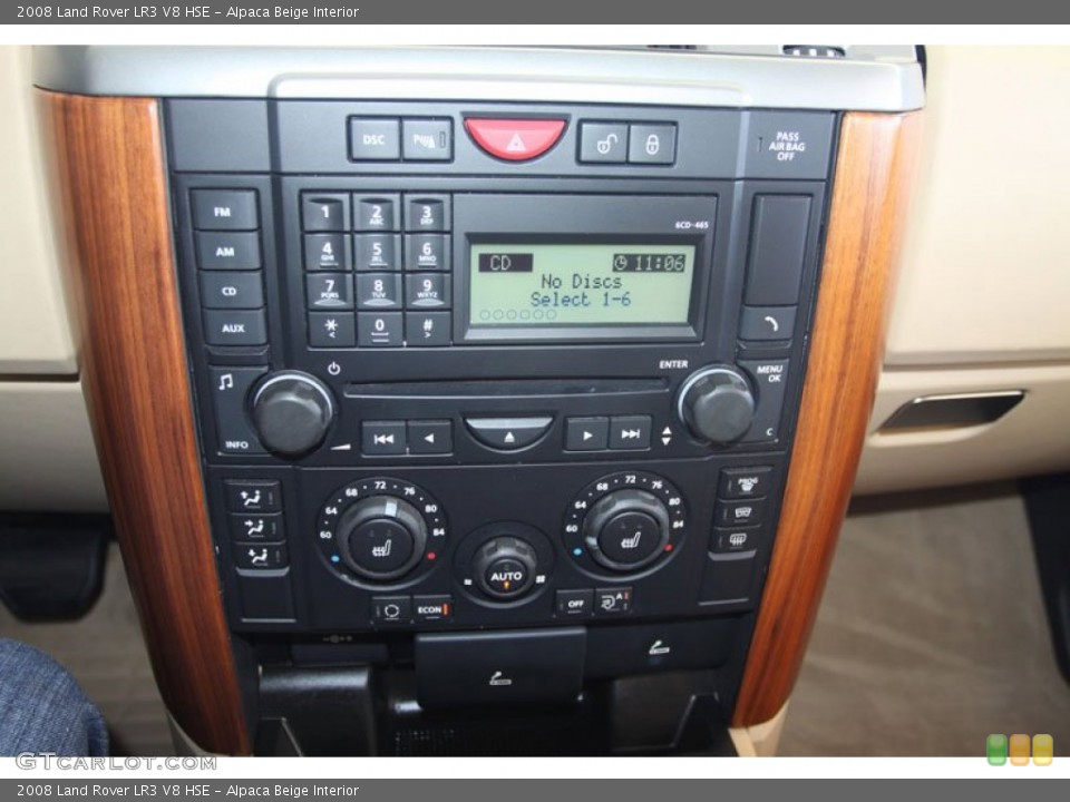 Alpaca Beige Interior Controls for the 2008 Land Rover LR3 V8 HSE #57164012