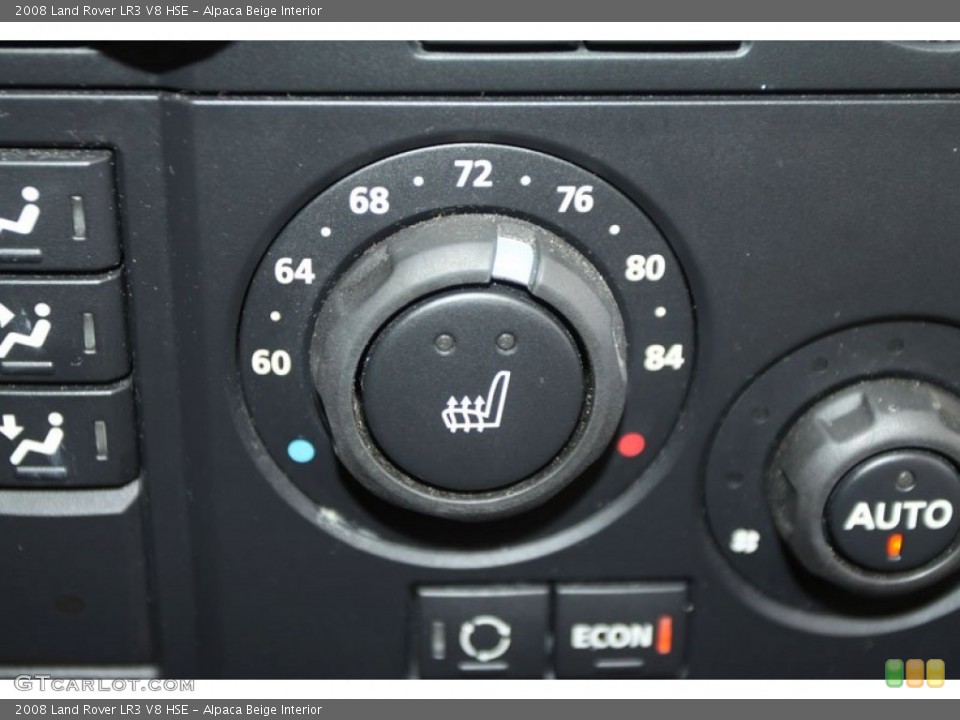 Alpaca Beige Interior Controls for the 2008 Land Rover LR3 V8 HSE #57164037