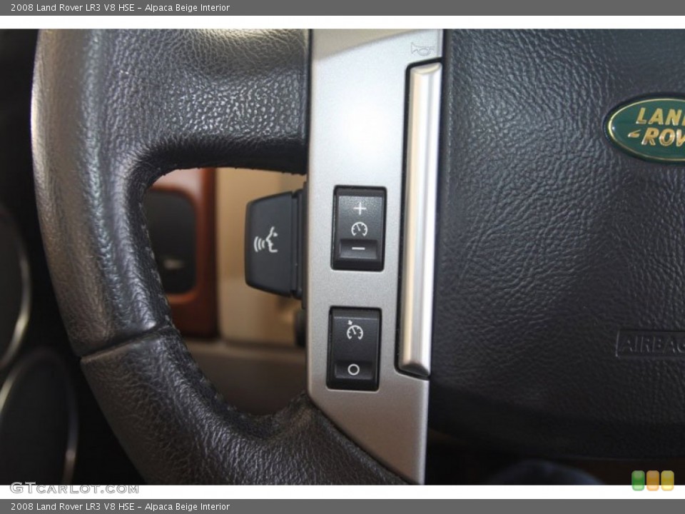 Alpaca Beige Interior Steering Wheel for the 2008 Land Rover LR3 V8 HSE #57164069