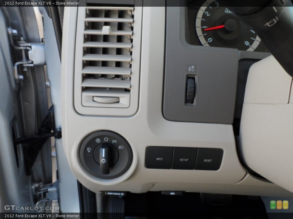 Stone Interior Controls for the 2012 Ford Escape XLT V6 #57168713
