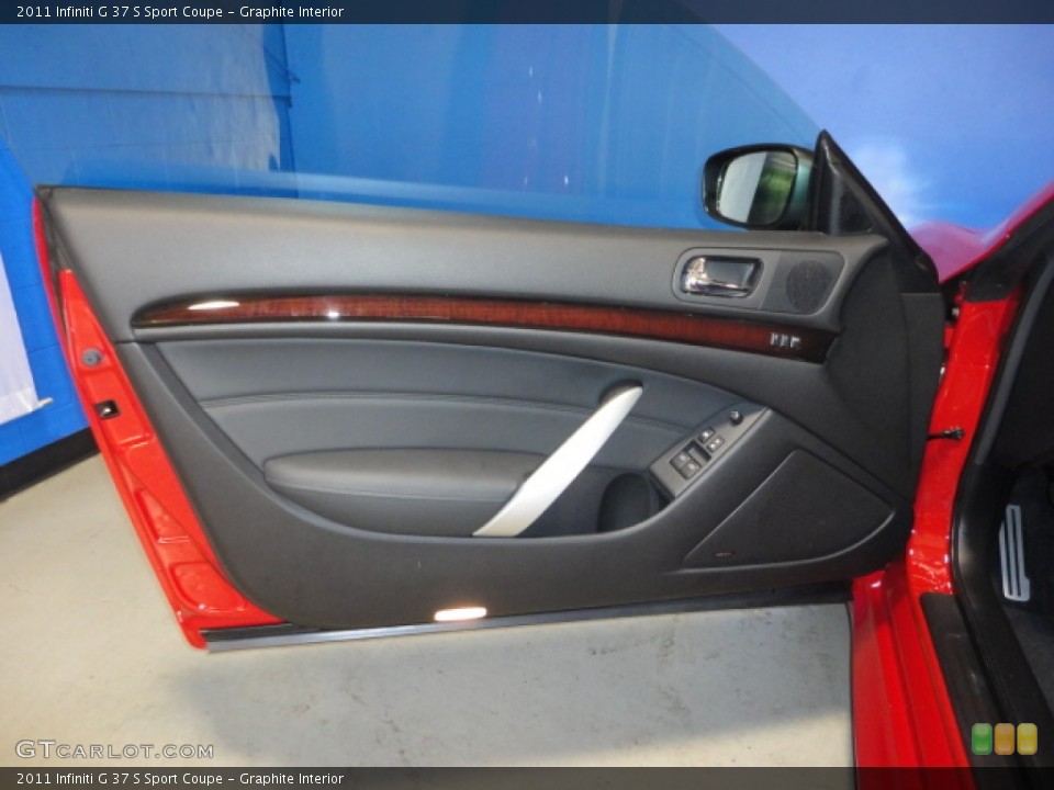 Graphite Interior Door Panel for the 2011 Infiniti G 37 S Sport Coupe #57169964