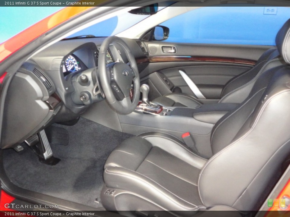 Graphite Interior Photo for the 2011 Infiniti G 37 S Sport Coupe #57169973