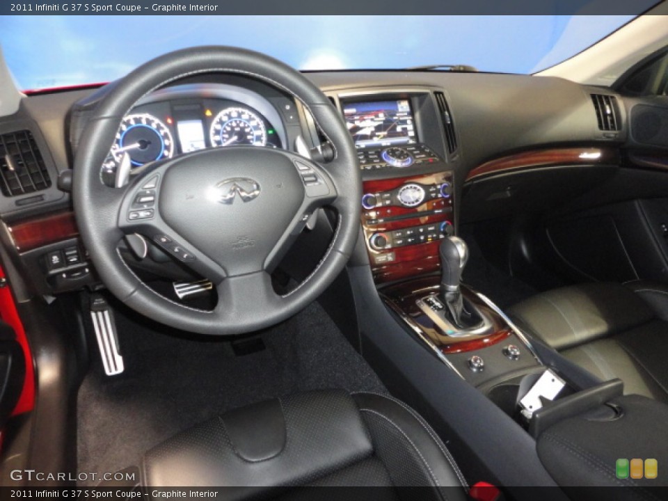 Graphite Interior Prime Interior for the 2011 Infiniti G 37 S Sport Coupe #57170018