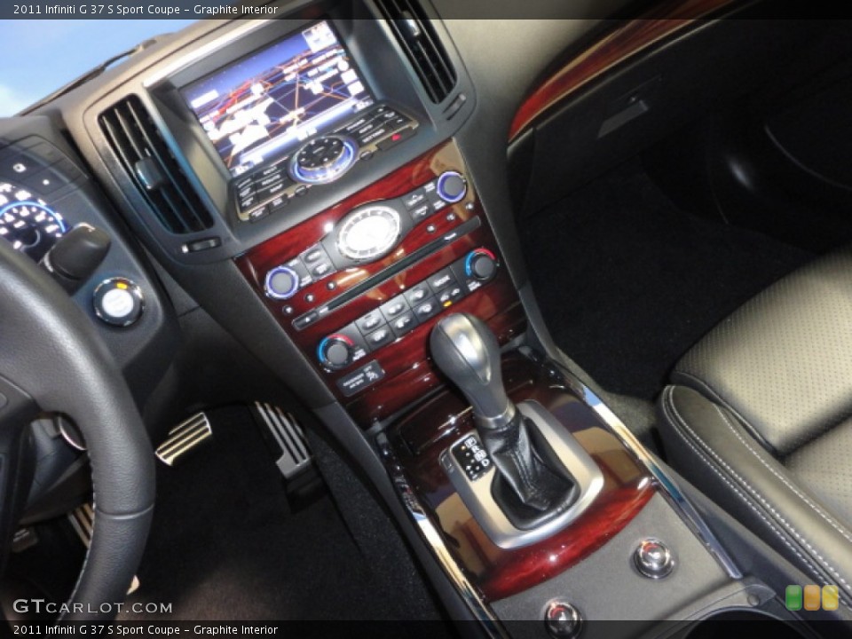 Graphite Interior Controls for the 2011 Infiniti G 37 S Sport Coupe #57170054