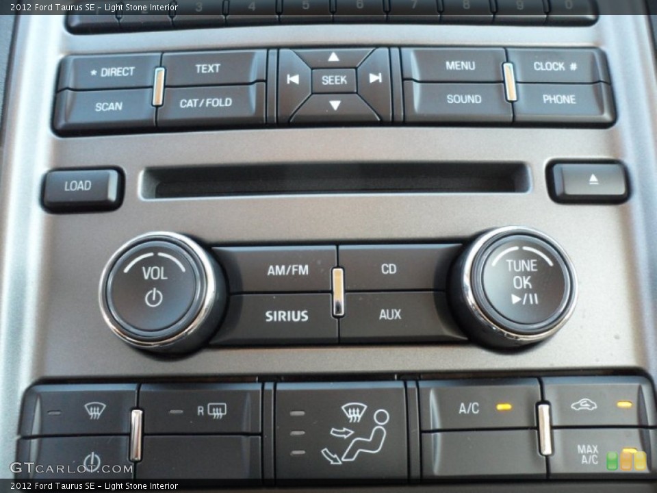 Light Stone Interior Controls for the 2012 Ford Taurus SE #57170750