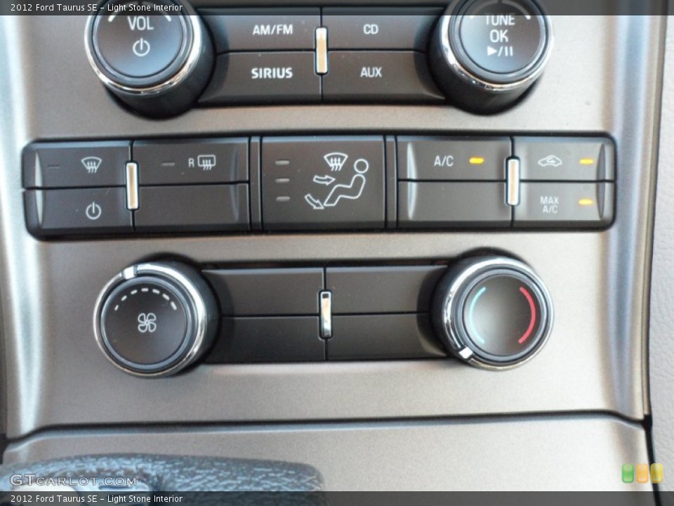 Light Stone Interior Controls for the 2012 Ford Taurus SE #57170759