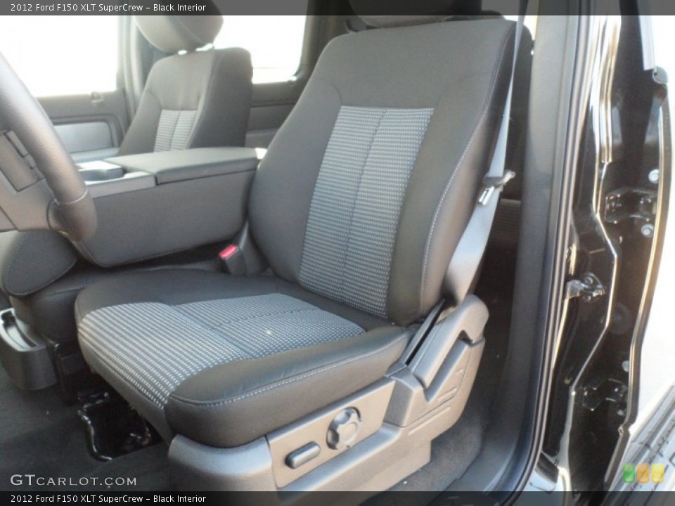 Black Interior Photo for the 2012 Ford F150 XLT SuperCrew #57171352