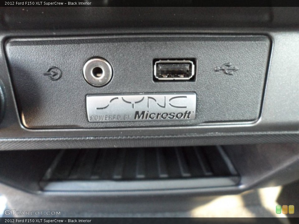 Black Interior Controls for the 2012 Ford F150 XLT SuperCrew #57171404