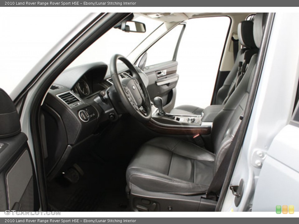 Ebony/Lunar Stitching Interior Photo for the 2010 Land Rover Range Rover Sport HSE #57171779