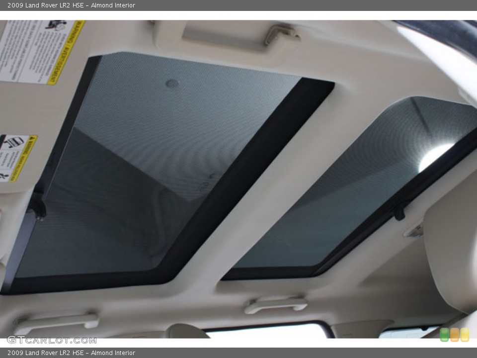 Almond Interior Sunroof for the 2009 Land Rover LR2 HSE #57172661