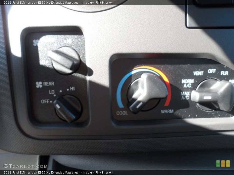 Medium Flint Interior Controls for the 2012 Ford E Series Van E350 XL Extended Passenger #57173215