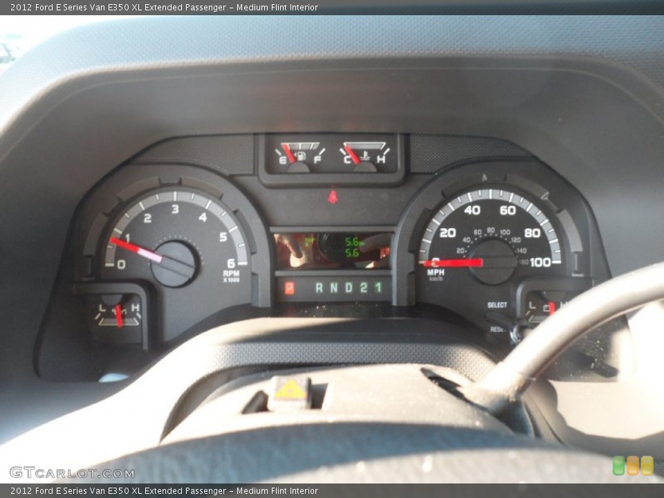 Medium Flint Interior Gauges for the 2012 Ford E Series Van E350 XL Extended Passenger #57173243