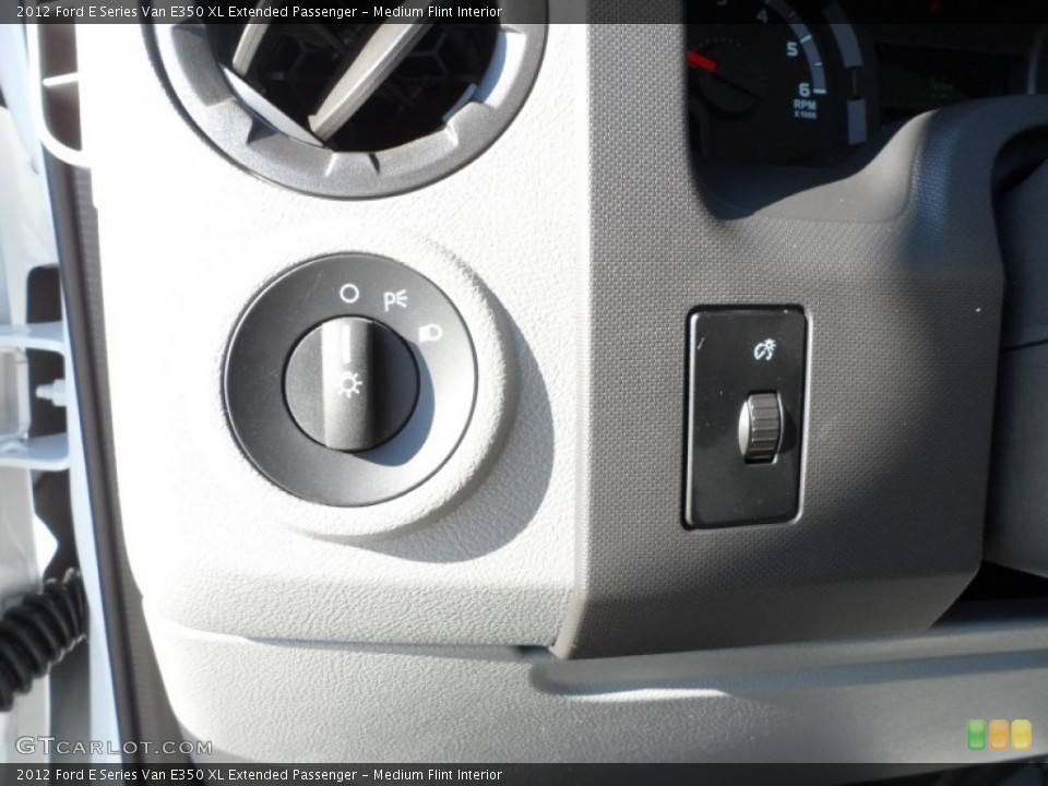 Medium Flint Interior Controls for the 2012 Ford E Series Van E350 XL Extended Passenger #57173249