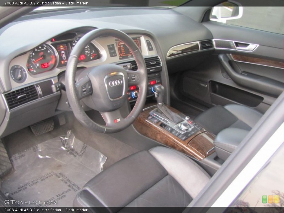 Black Interior Prime Interior for the 2008 Audi A6 3.2 quattro Sedan #57174788