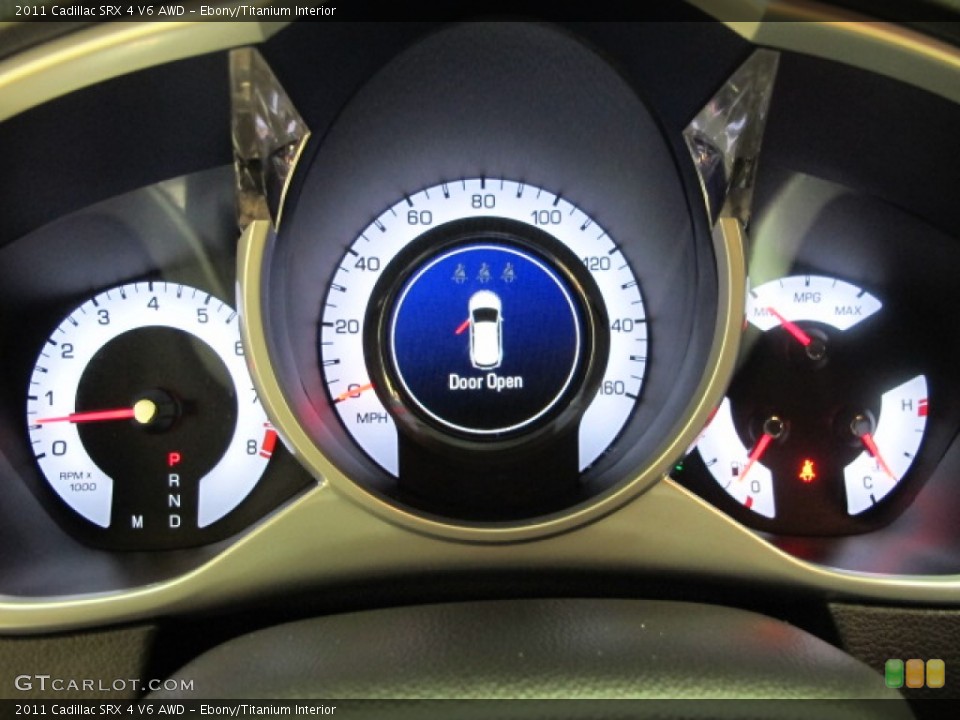 Ebony/Titanium Interior Gauges for the 2011 Cadillac SRX 4 V6 AWD #57174803
