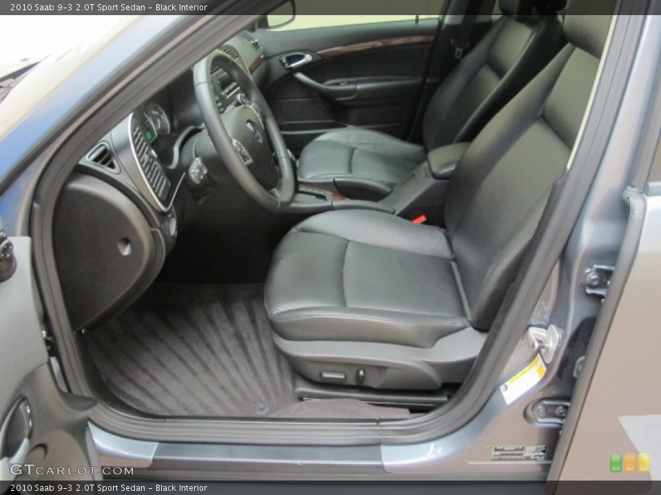 Black Interior Photo for the 2010 Saab 9-3 2.0T Sport Sedan #57175430