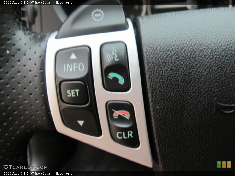 Black Interior Controls for the 2010 Saab 9-3 2.0T Sport Sedan #57175600