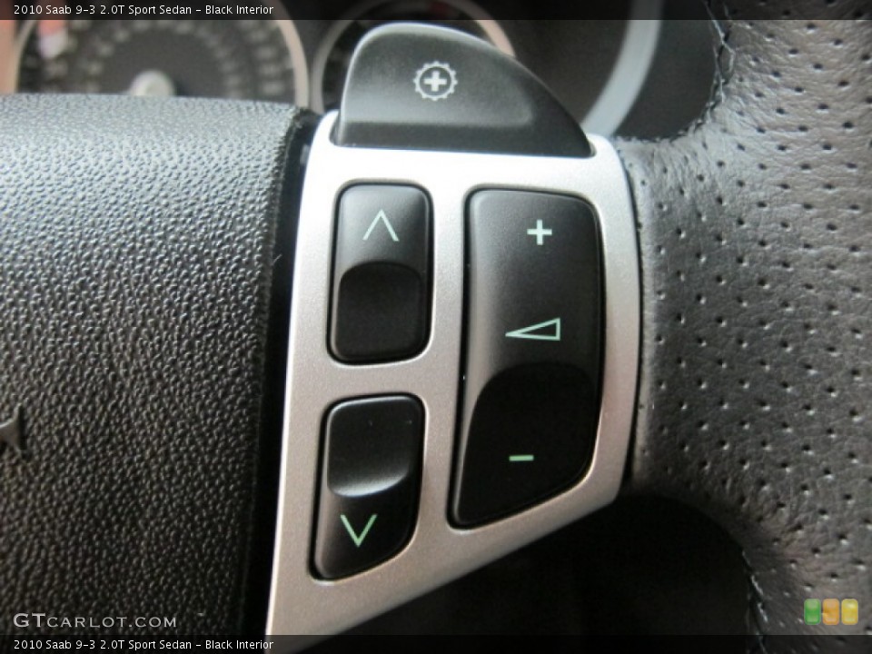 Black Interior Controls for the 2010 Saab 9-3 2.0T Sport Sedan #57175611