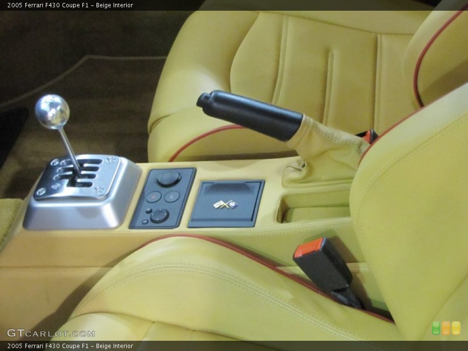 Beige Interior Controls for the 2005 Ferrari F430 Coupe F1 #57176128