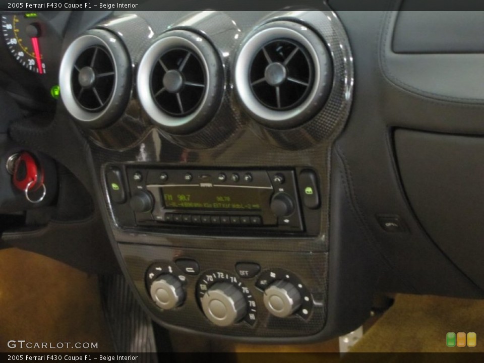 Beige Interior Controls for the 2005 Ferrari F430 Coupe F1 #57176158